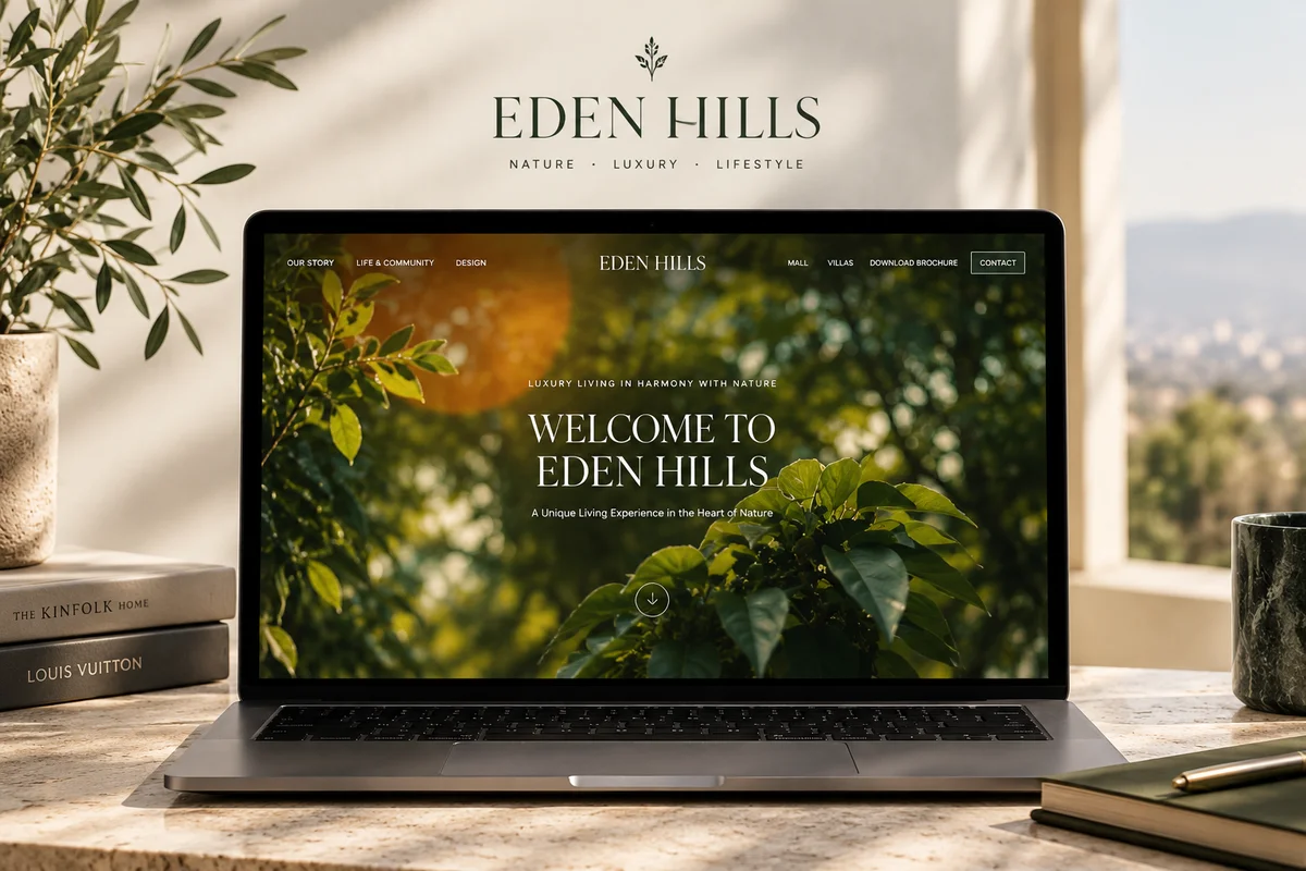 Site web de résidences de luxe Eden Hills